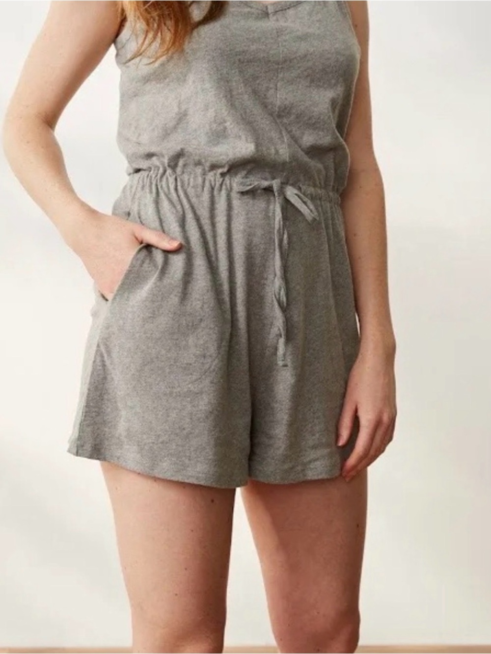 NEW Coyuchi  Women's Solstice Organic Short Romper small $58
